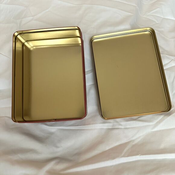 Vintage 1991 OREO Unlock The Magic Santa Claus Christmas Cookie Tin - Picture 2 of 4